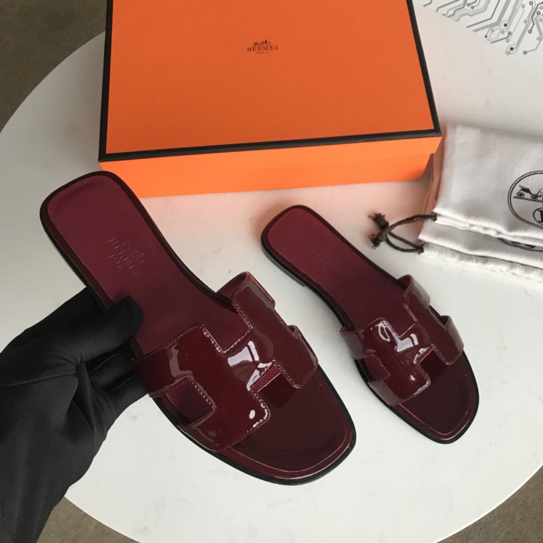 에르메스 올수공 오란 슬리퍼 샌들 페이던트 14